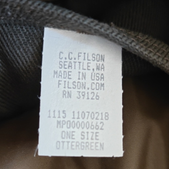 Filson Rugged Twill Travel Kit - Otter Green - Picture 8 of 8